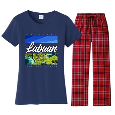 Labuan Bajo Live The Search Women's Flannel Pajama Set