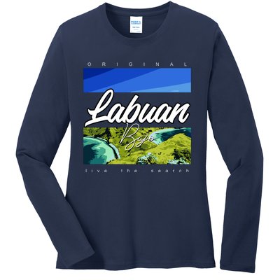 Labuan Bajo Live The Search Ladies Long Sleeve Shirt