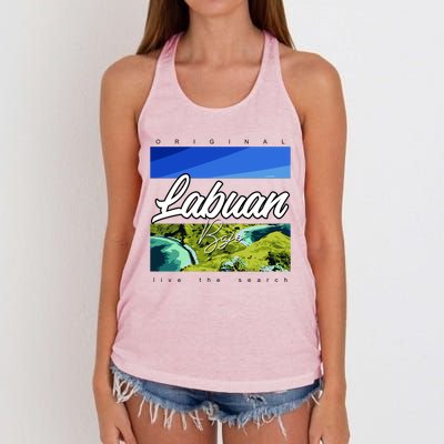 Labuan Bajo Live The Search Women's Knotted Racerback Tank