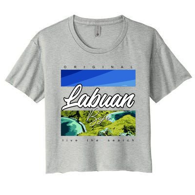 Labuan Bajo Live The Search Women's Crop Top Tee