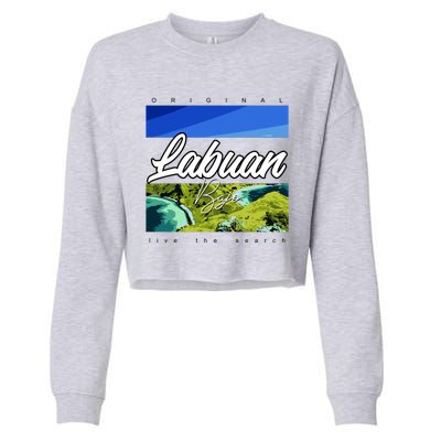 Labuan Bajo Live The Search Cropped Pullover Crew