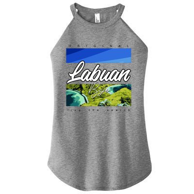 Labuan Bajo Live The Search Women's Perfect Tri Rocker Tank