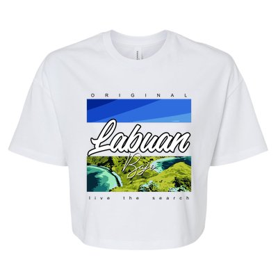 Labuan Bajo Live The Search Bella+Canvas Jersey Crop Tee