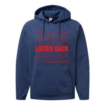 Listen Back Performance Fleece Hoodie