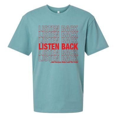 Listen Back Sueded Cloud Jersey T-Shirt