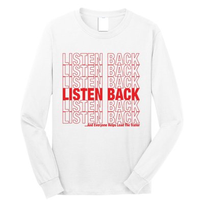 Listen Back Long Sleeve Shirt