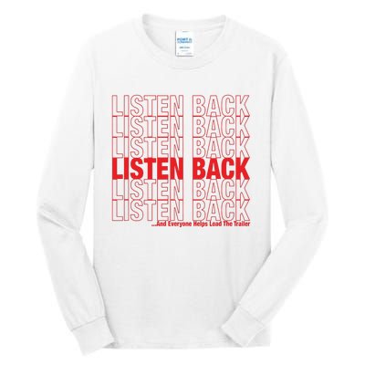 Listen Back Tall Long Sleeve T-Shirt