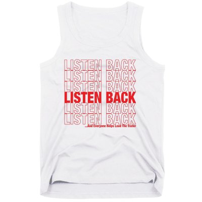 Listen Back Tank Top