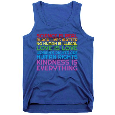 Lgbtq Black Lives Matter Science Hu Rights Gift Tank Top