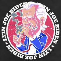 Lyin Biden 7 Panel Mesh Trucker Snapback Hat