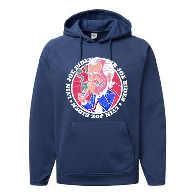 Lyin Biden Performance Fleece Hoodie