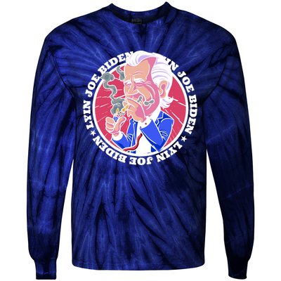 Lyin Biden Tie-Dye Long Sleeve Shirt