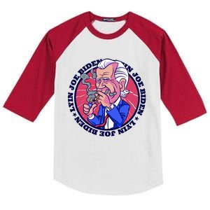 Lyin Biden Kids Colorblock Raglan Jersey