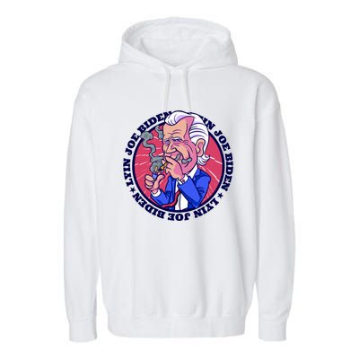 Lyin Biden Garment-Dyed Fleece Hoodie