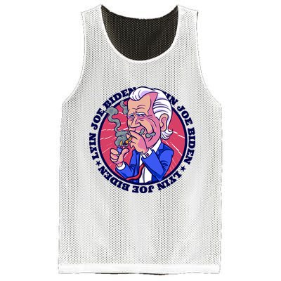 Lyin Biden Mesh Reversible Basketball Jersey Tank