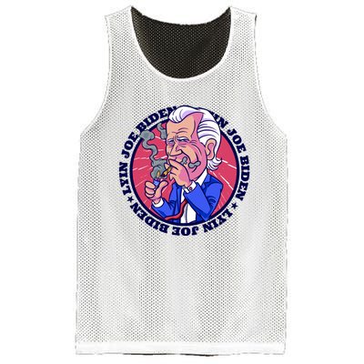 Lyin Biden Mesh Reversible Basketball Jersey Tank