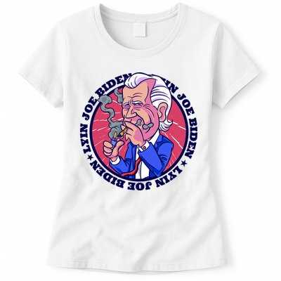 Lyin Biden Womens T-Shirt