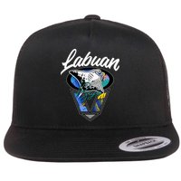 Labuan Bajo Live The Search Flat Bill Trucker Hat