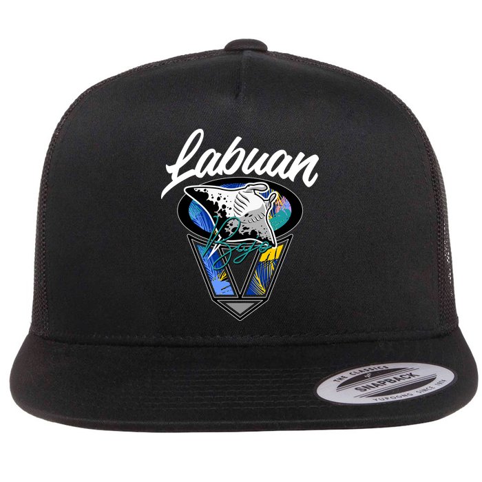 Labuan Bajo Live The Search Flat Bill Trucker Hat