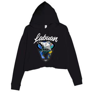 Labuan Bajo Live The Search Crop Fleece Hoodie