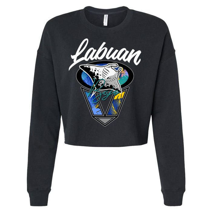 Labuan Bajo Live The Search Cropped Pullover Crew