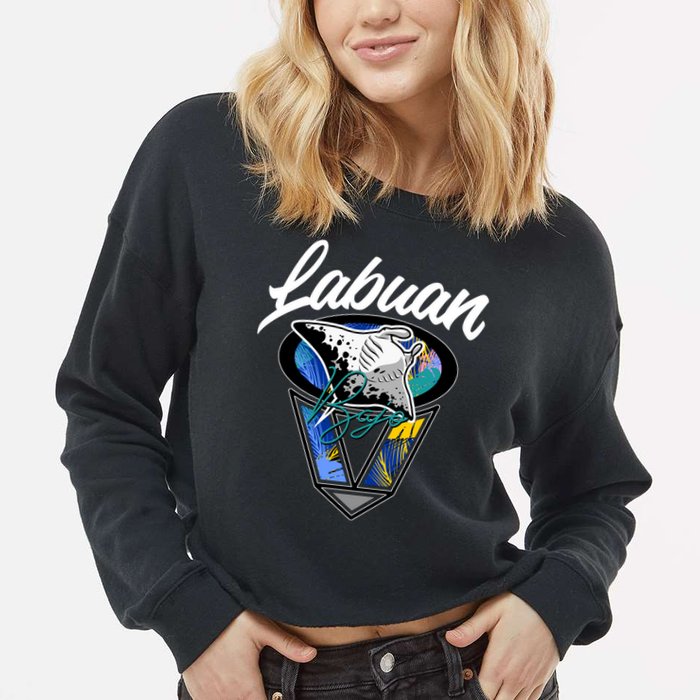 Labuan Bajo Live The Search Cropped Pullover Crew