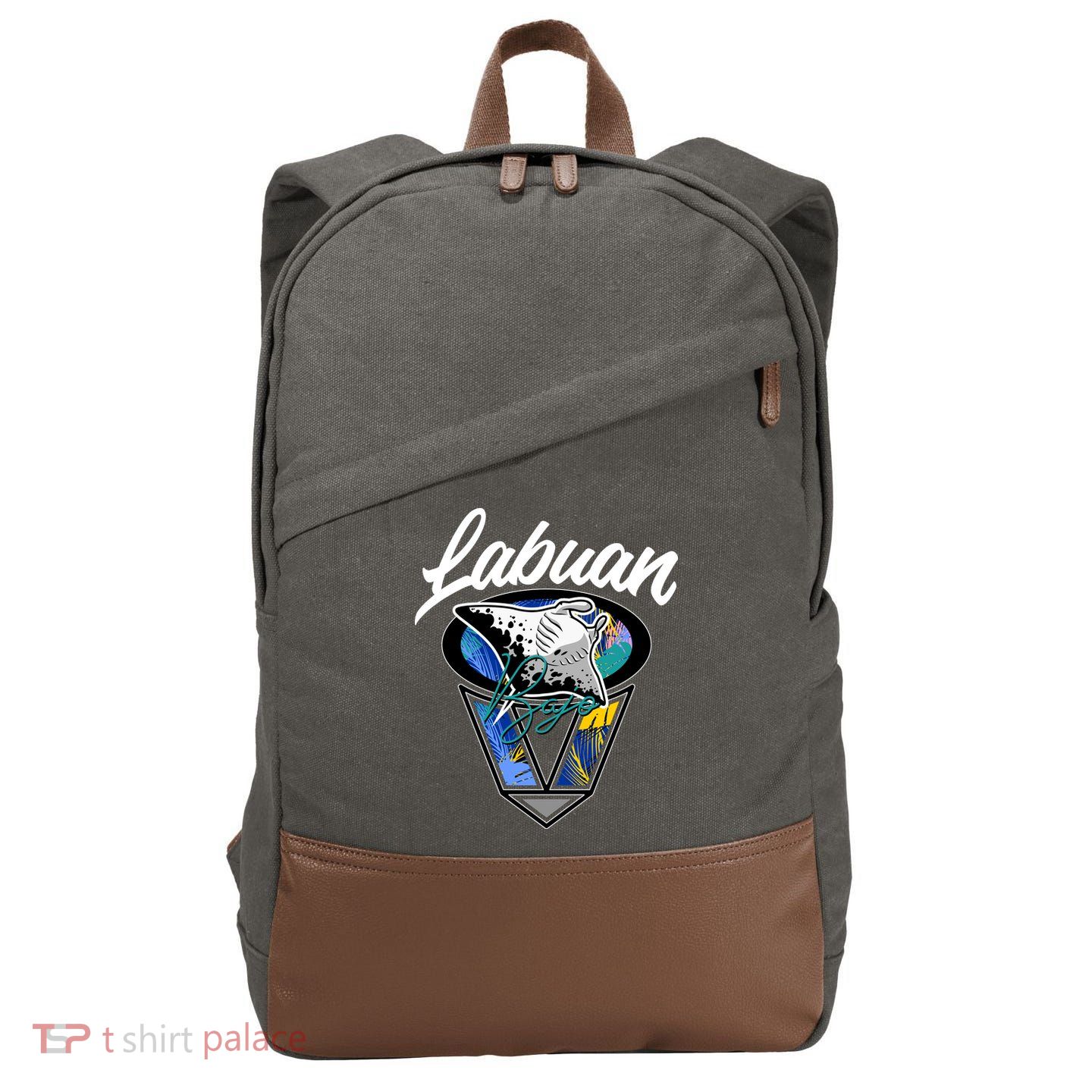 Labuan Bajo Live The Search Cotton Canvas Backpack