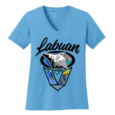 Labuan Bajo Live The Search Women's V-Neck T-Shirt