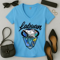 Labuan Bajo Live The Search Women's V-Neck T-Shirt