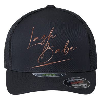 Lash Babe Lash Instructor Lash Artist Lash Tech Gift Flexfit Unipanel Trucker Cap