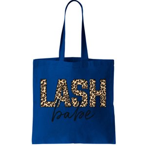 Lash Babe Lash Tech Lash Artist Leopard Lash Gift Tote Bag