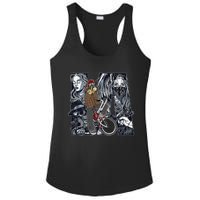 Lowrider Bike LA Chicano Cholo Los Angeles Lowrider Ladies PosiCharge Competitor Racerback Tank