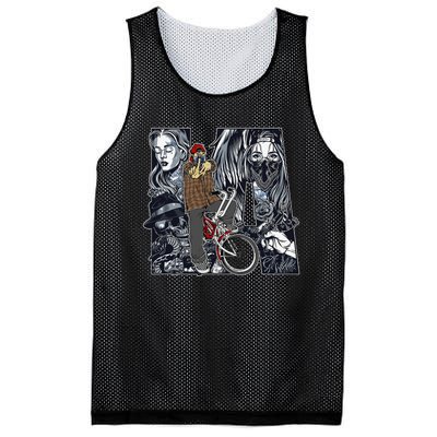 Lowrider Bike LA Chicano Cholo Los Angeles Lowrider Mesh Reversible Basketball Jersey Tank