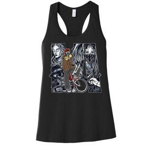 Lowrider Bike LA Chicano Cholo Los Angeles Lowrider Women's Racerback Tank