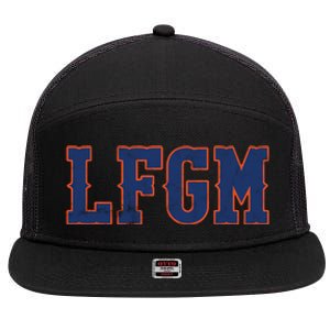 LFGM Baseball Lovers 7 Panel Mesh Trucker Snapback Hat