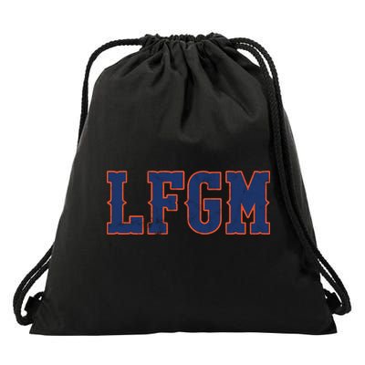 LFGM Baseball Lovers Drawstring Bag