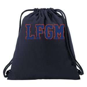 LFGM Baseball Lovers Drawstring Bag