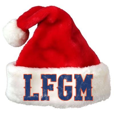 LFGM Baseball Lovers Premium Christmas Santa Hat