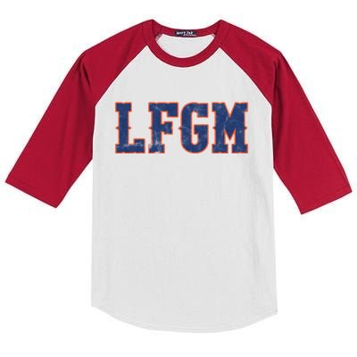 LFGM Baseball Lovers Kids Colorblock Raglan Jersey