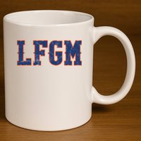 LFGM Baseball Lovers 11oz C Handle Ceramic Mug