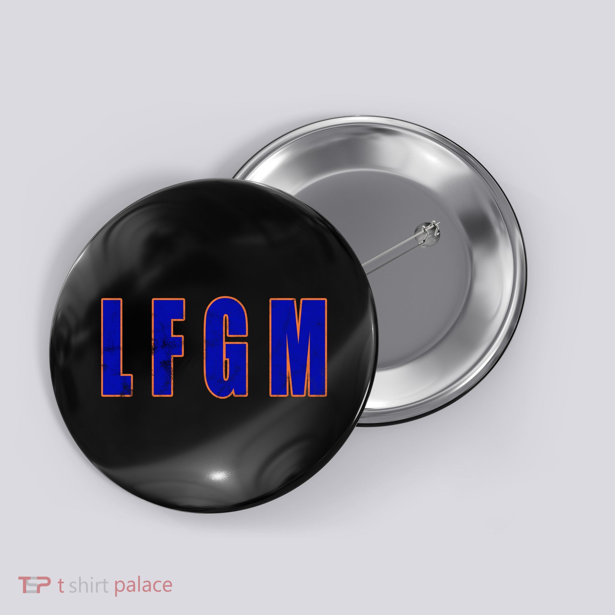 LFGM Baseball Button