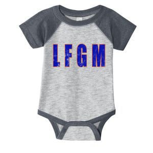 LFGM Baseball Infant Baby Jersey Bodysuit