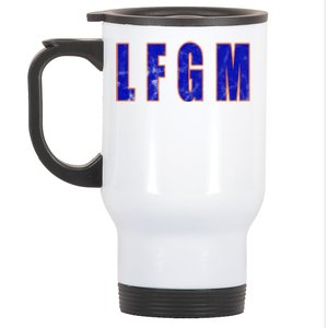 LFGM Baseball Stainless Steel Travel Mug