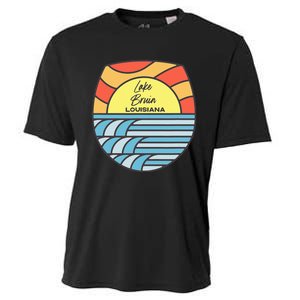 Lake Bruin Louisiana La Sunset Sunrise Souvenir Cooling Performance Crew T-Shirt