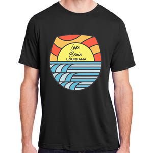 Lake Bruin Louisiana La Sunset Sunrise Souvenir Adult ChromaSoft Performance T-Shirt