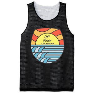 Lake Bruin Louisiana La Sunset Sunrise Souvenir Mesh Reversible Basketball Jersey Tank