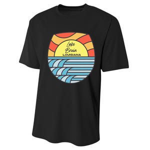 Lake Bruin Louisiana La Sunset Sunrise Souvenir Performance Sprint T-Shirt