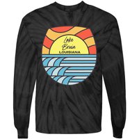 Lake Bruin Louisiana La Sunset Sunrise Souvenir Tie-Dye Long Sleeve Shirt