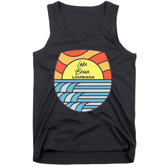 Lake Bruin Louisiana La Sunset Sunrise Souvenir Tank Top