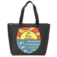 Lake Bruin Louisiana La Sunset Sunrise Souvenir Zip Tote Bag